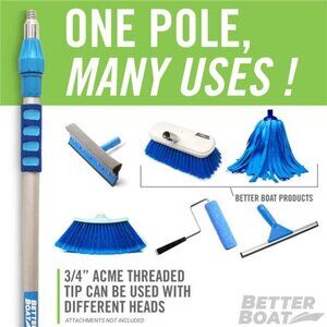 Extension Pole Telescoping Pole Extension Rod Extendable Pole 3/4" 3.5-6FT